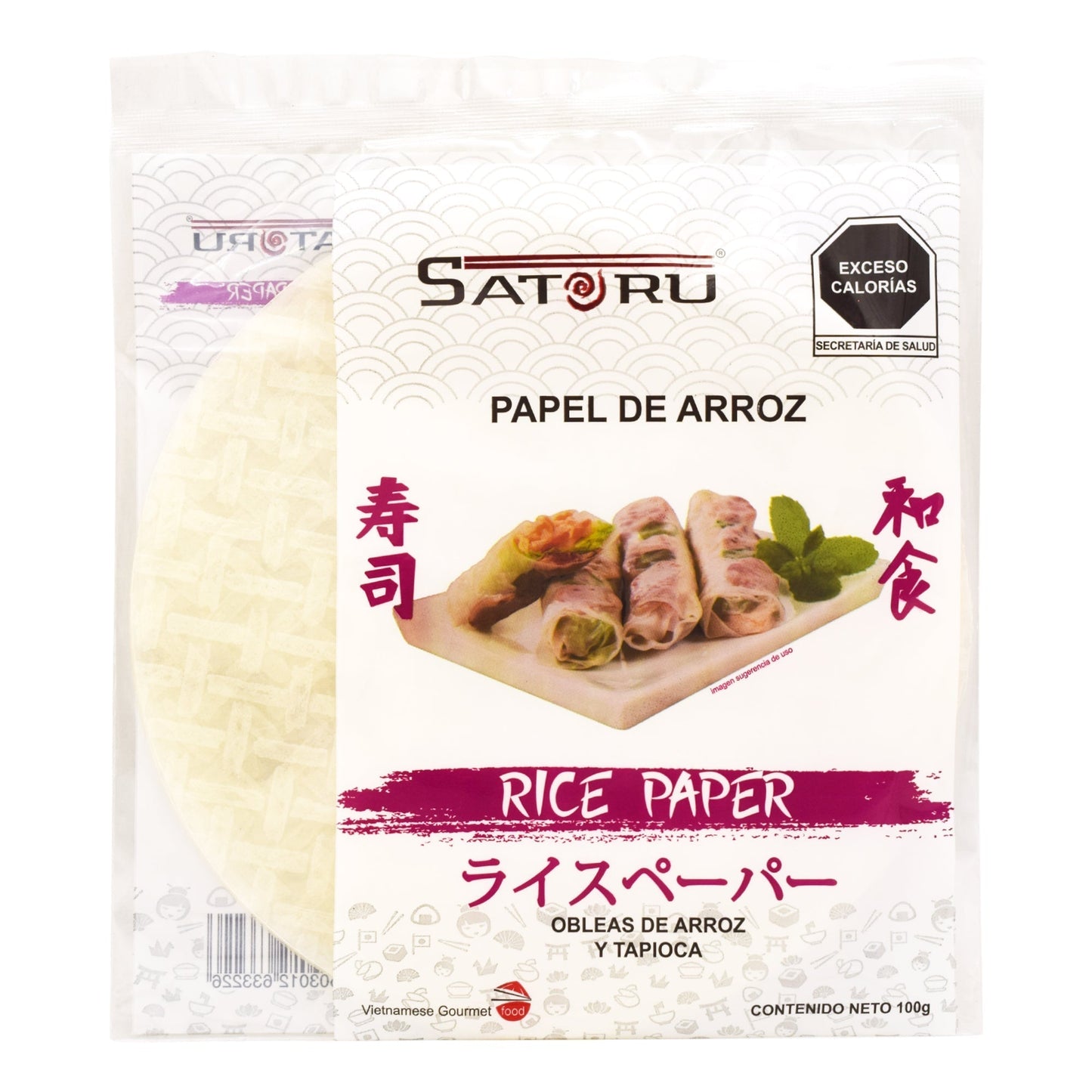 Papel De Arroz 10 Pza (SATORU)