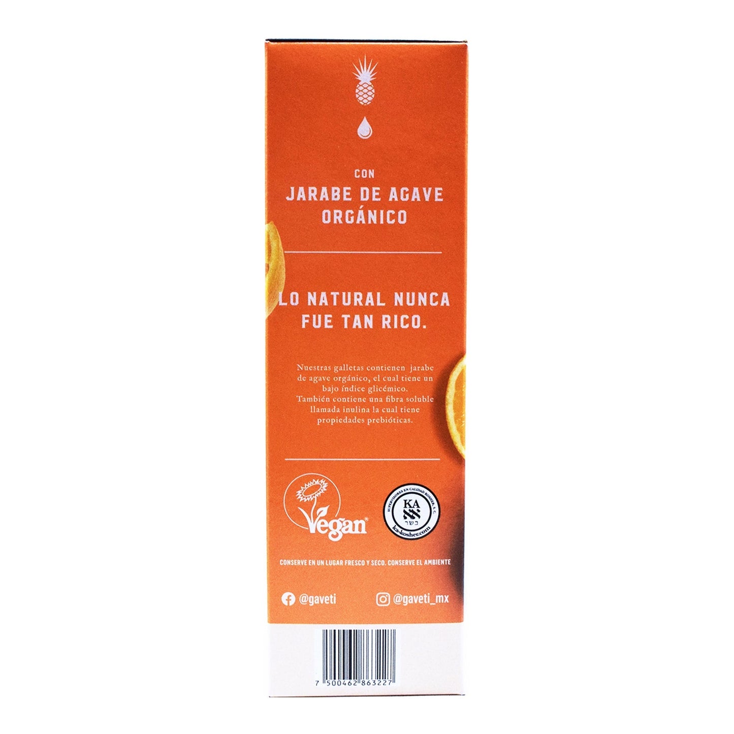 Galleta Con Chia Sab Naranja 210 G (GAVETI)