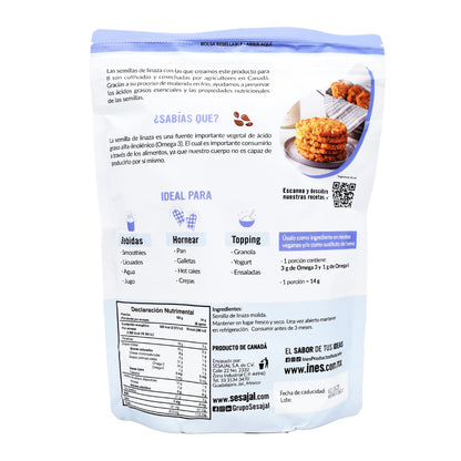 Linaza Molida En Frio 500 G (INES)