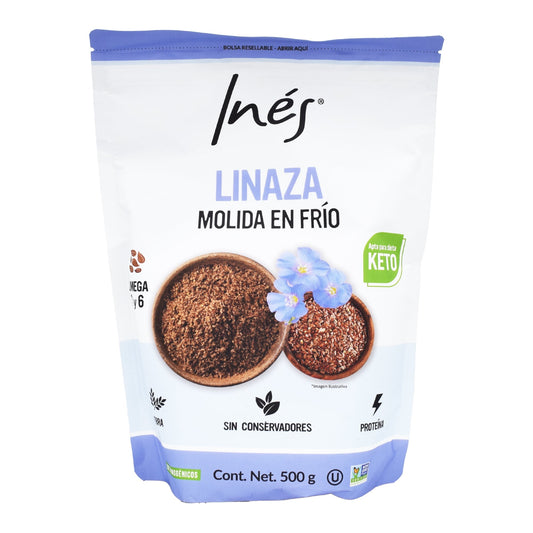 Linaza Molida En Frio 500 G (INES)