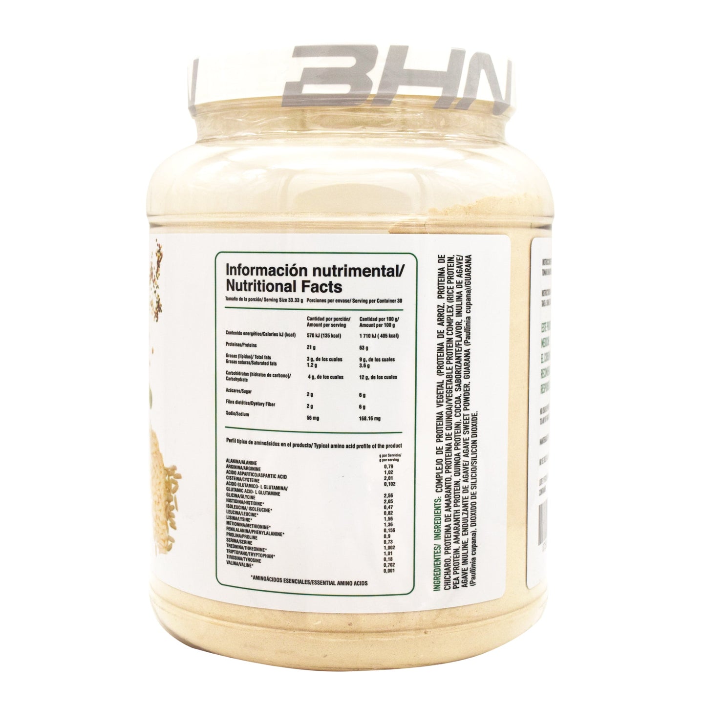 Proteina Vegetal 1 Kg  Sabor Chocolate (BHN)