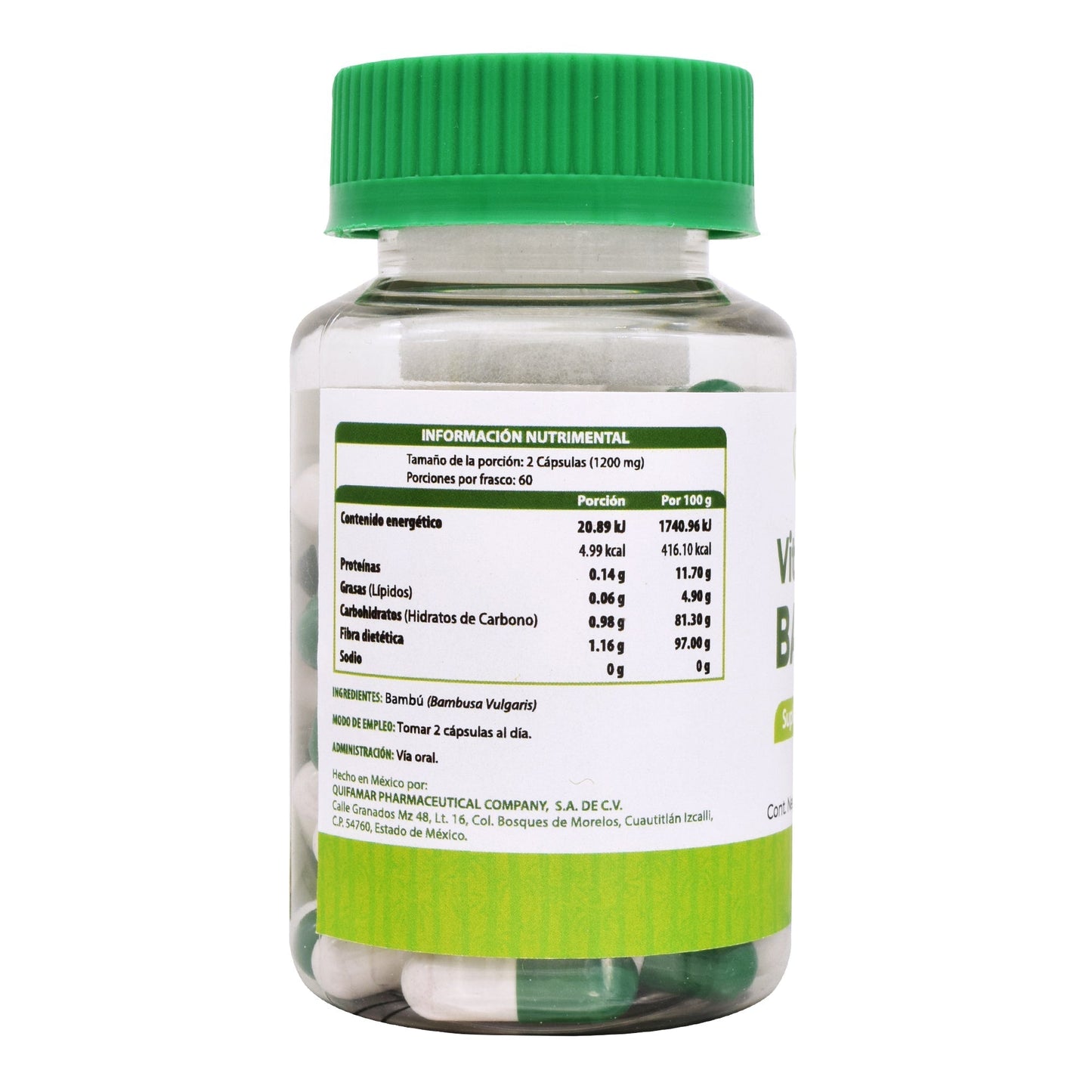Extracto De Bamboo 60 Cápsulas (QUIFAHEALTH)