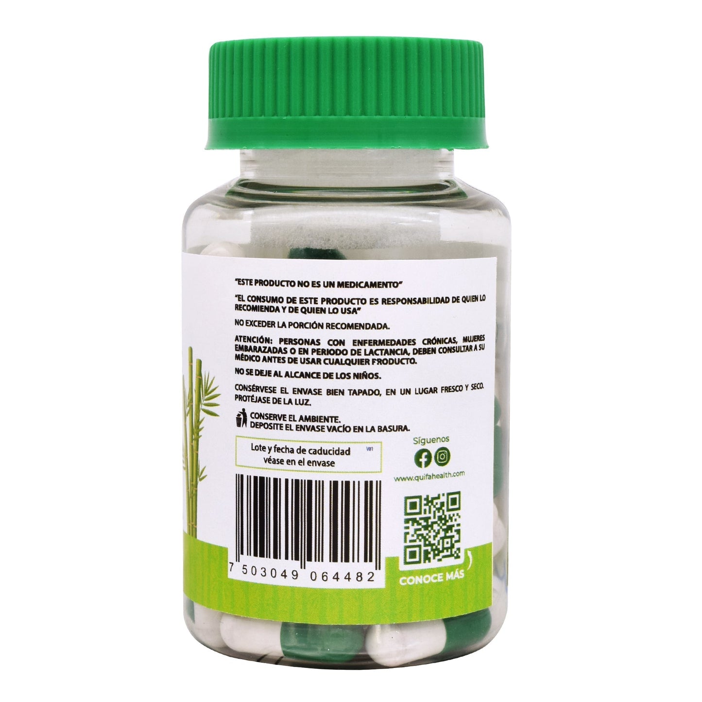 Extracto De Bamboo 60 Cápsulas (QUIFAHEALTH)