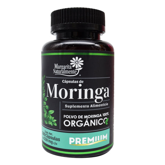 Moringa Organica 100 Cápsulas (MARGARITA NATURAL)