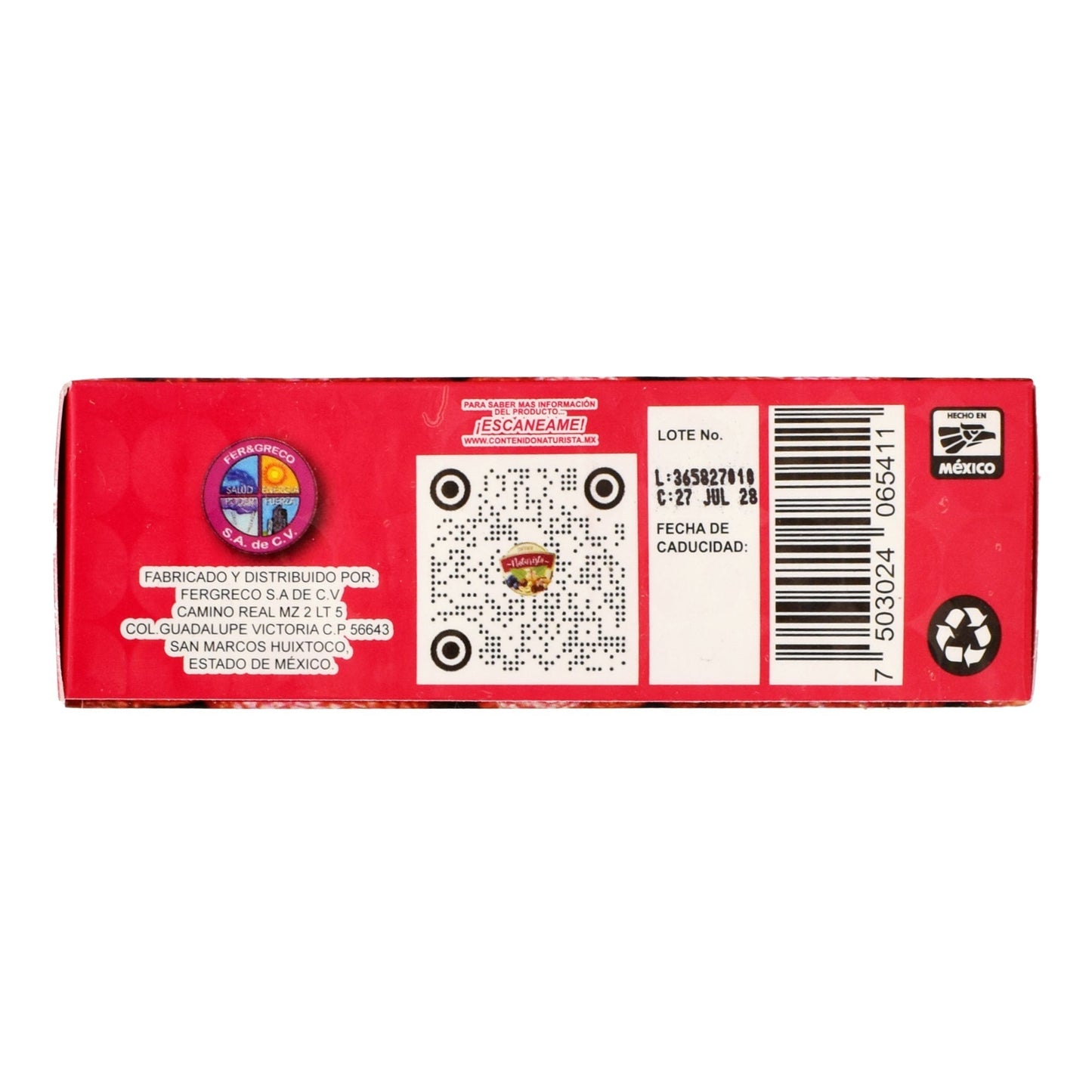 Aguaje Peruano 30 Tabletas (FERGRECO)