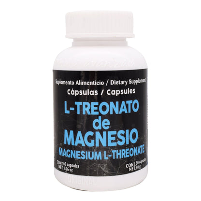 Ltreonato De Magnesio 60 Cápsulas (HERBOLARIA SALUDABLE)