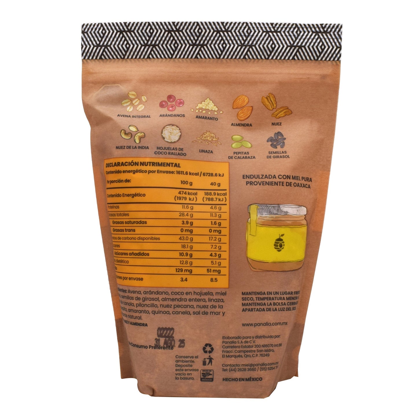 Granola Gourmet 340 G (PANALIA)