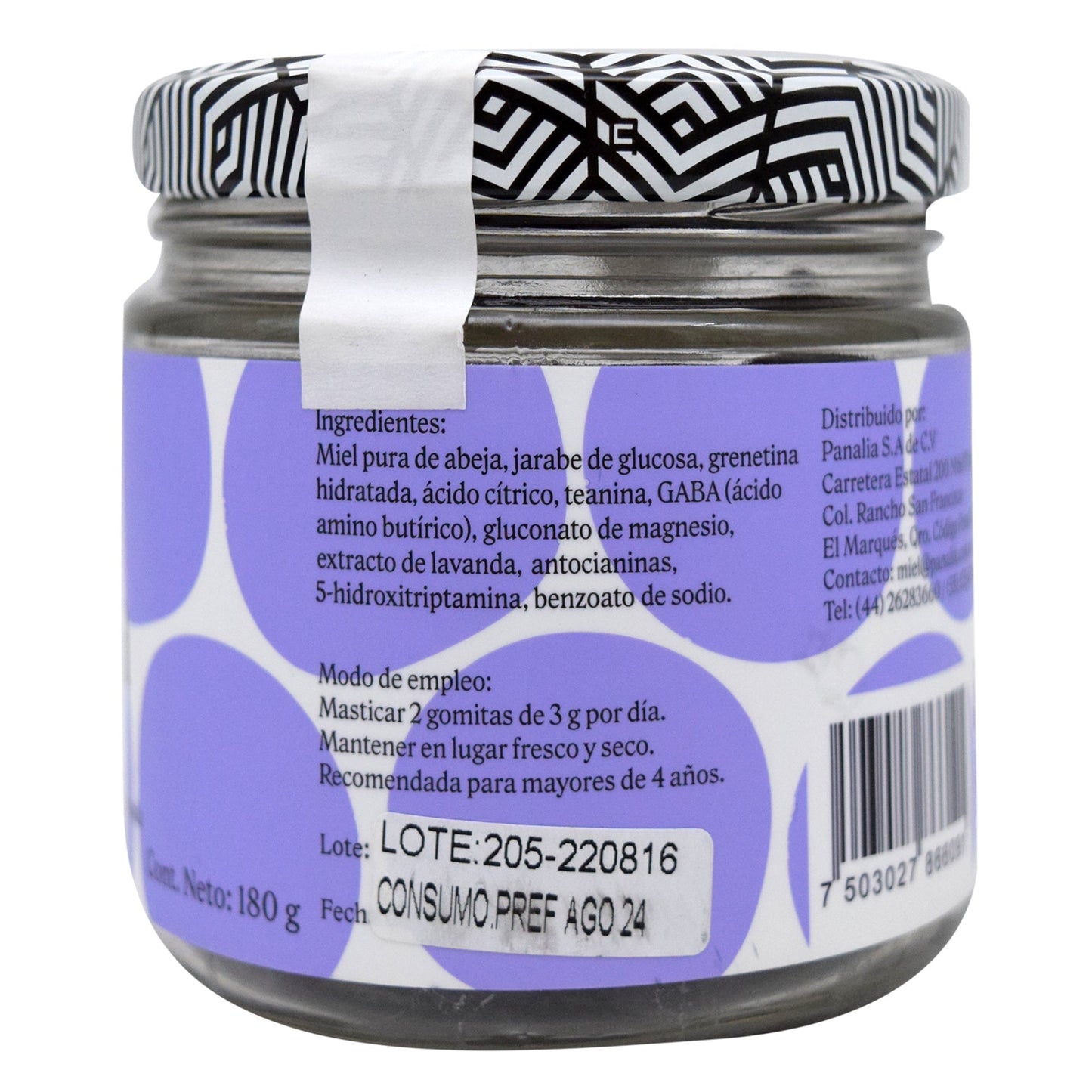 Gomitas Miel Y Lavanda 180 G (PANALIA)