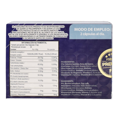 Factor de Transferencia 60 Cápsulas – Refuerzo inmunológico