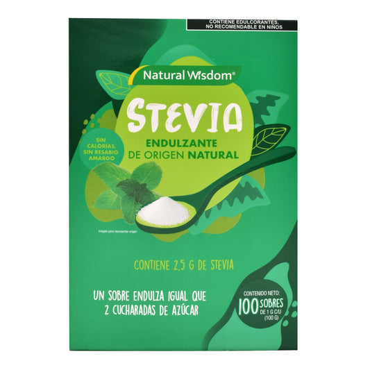 Endulzante Stevia 100 Sob (NAREVIA)