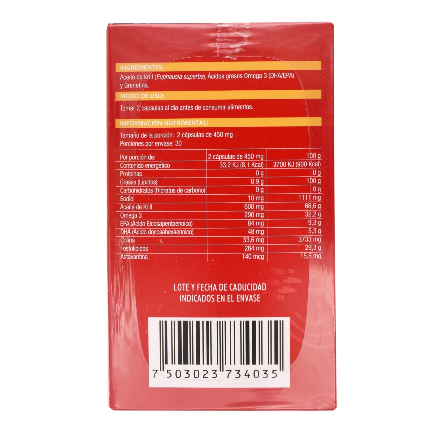 O Krill Omega 3  60 Cápsulas (NATURAL WISDOM)