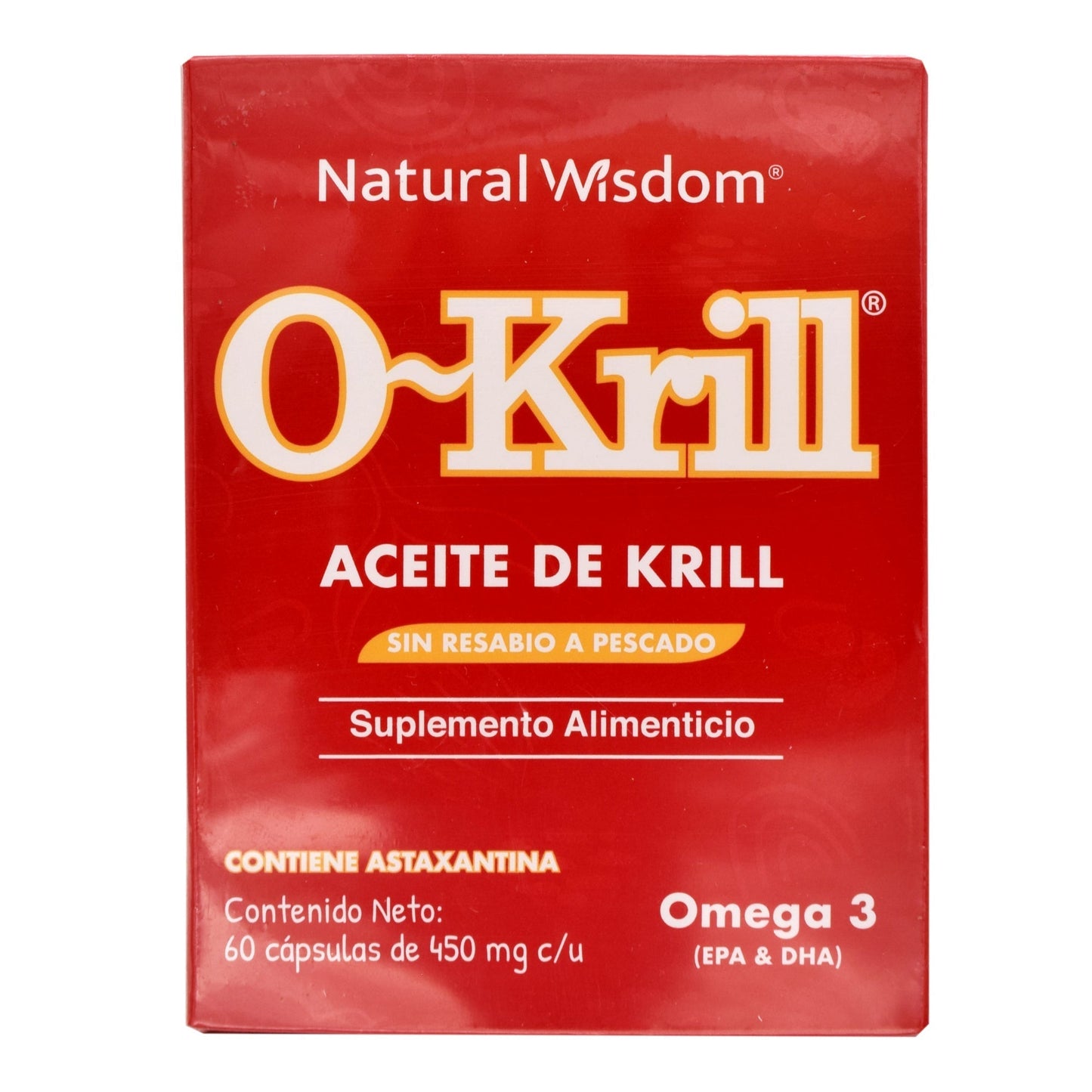 O Krill Omega 3  60 Cápsulas (NATURAL WISDOM)