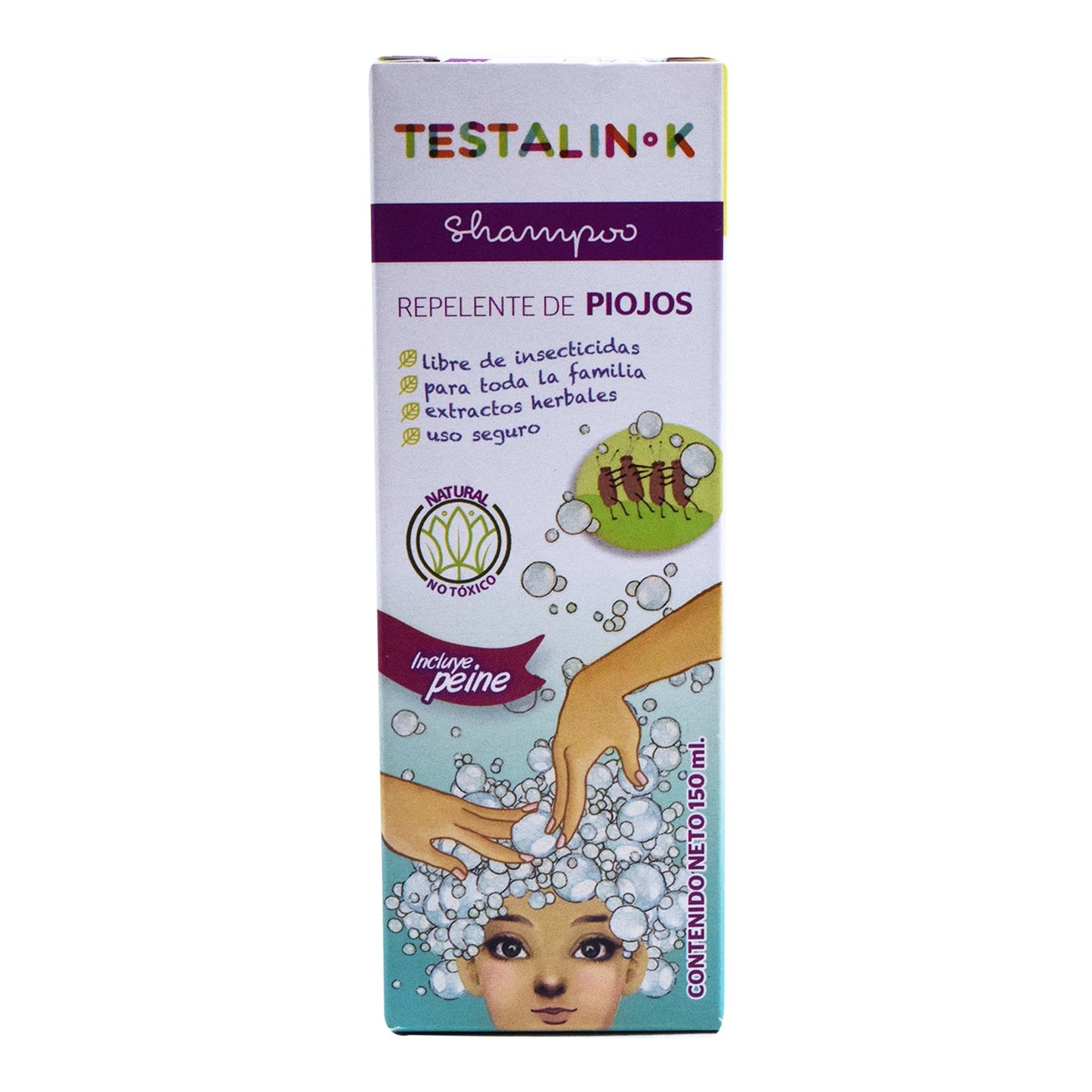 Shampoo Para Piojos 150 Mililitros (TESTALIN K)