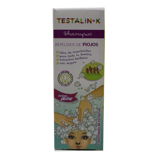 Shampoo Para Piojos 150 Mililitros (TESTALIN K)