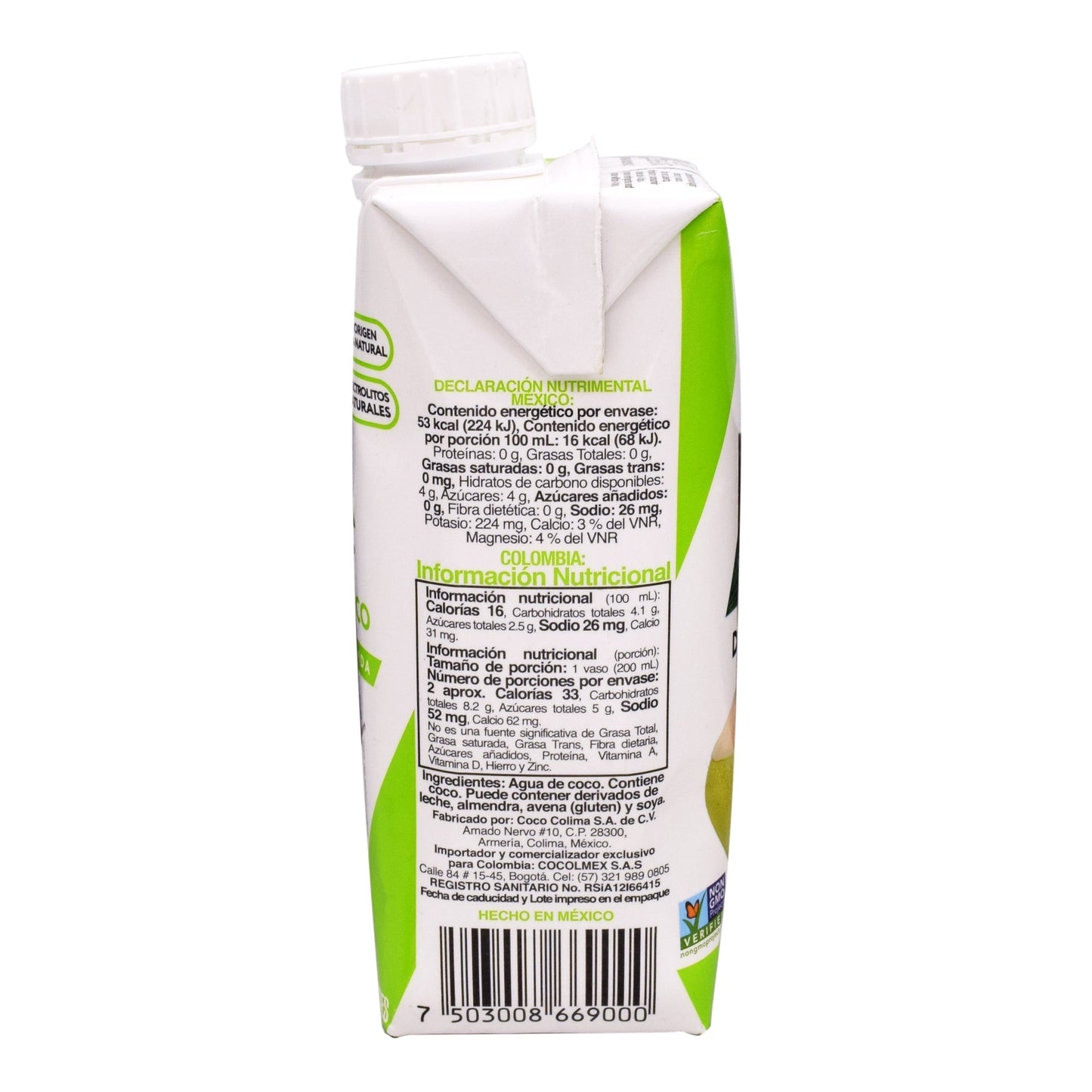 Agua De Coco 330 Mililitros (ACAPULCOCO)