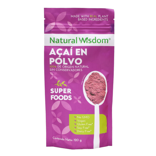 Acai En Polvo 120 G (NATURAL WISDOM)