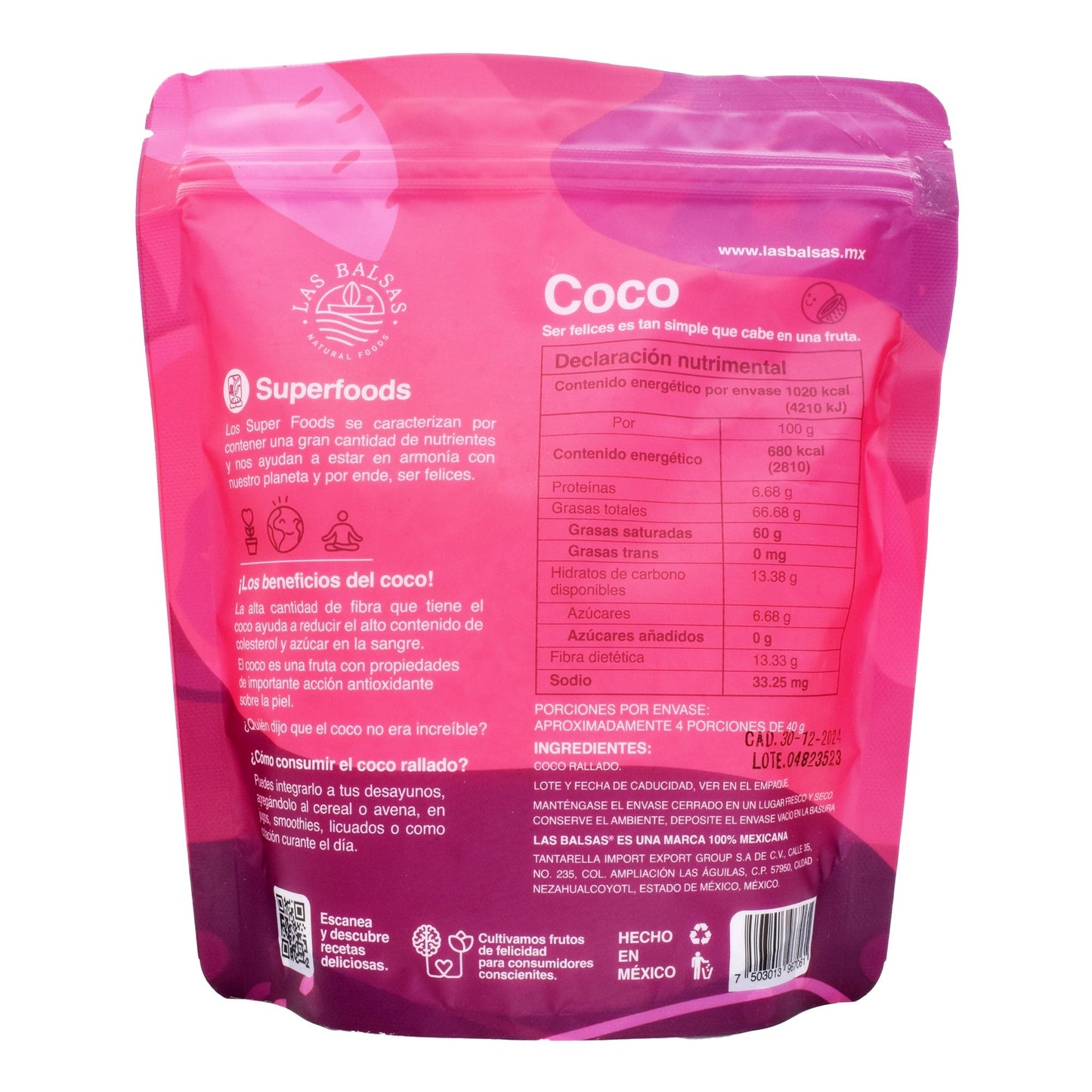 Coco Rallado 150 G (LAS BALSAS)