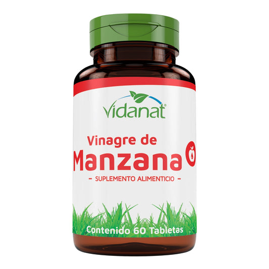 Vinagre De Manzana 60 Tabletas (VIDANAT/VITAMINAS)