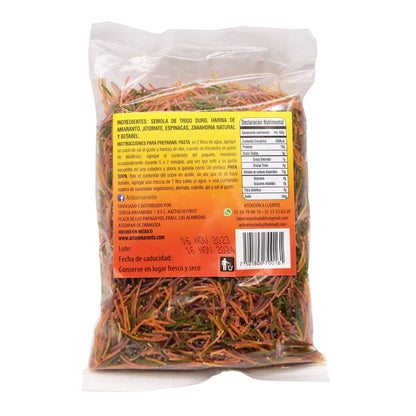Pasta Integral Amaranto Fideo 200 G (ARTE AMARANTO)
