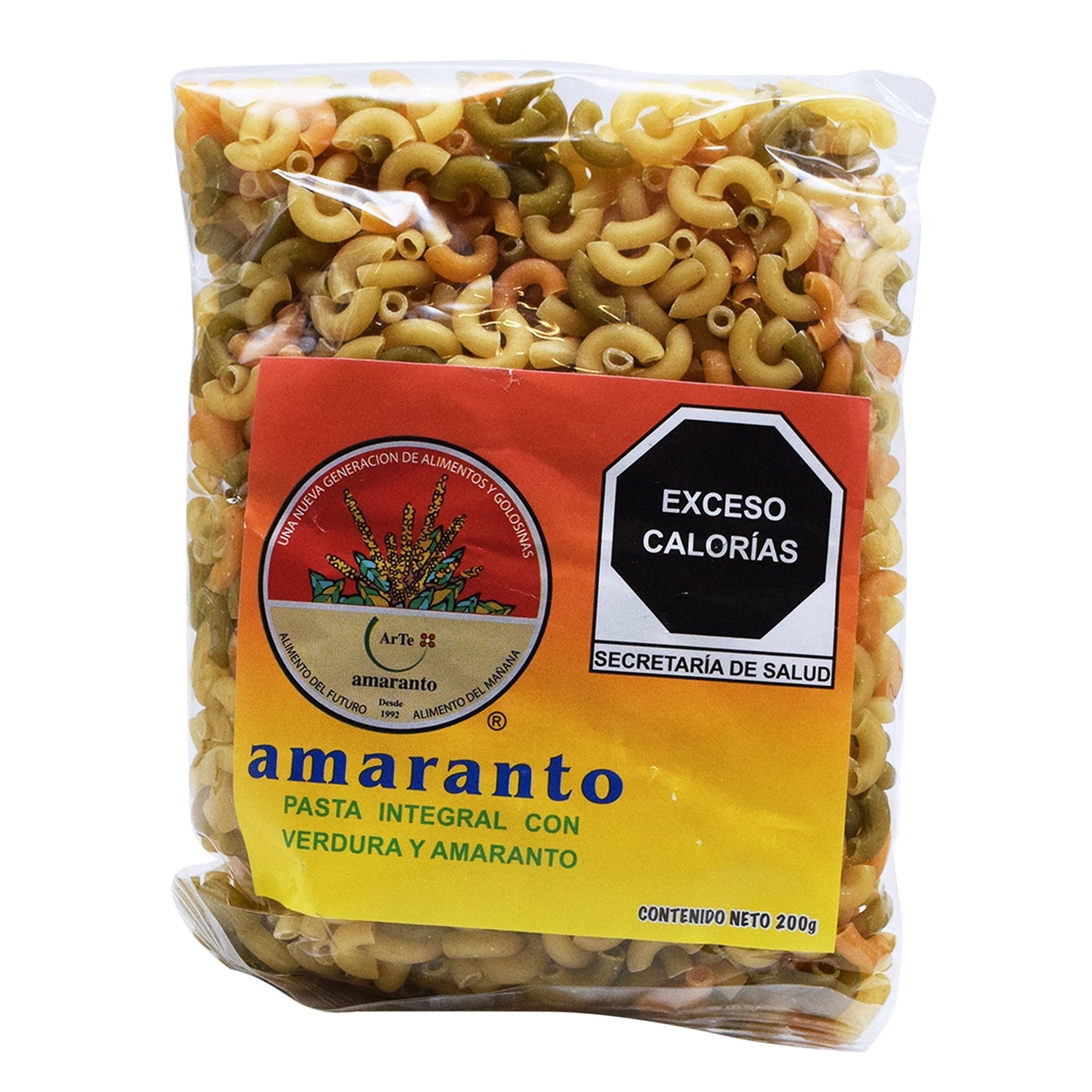 Pasta Integral Amaranto Codito  200 G (ARTE AMARANTO)