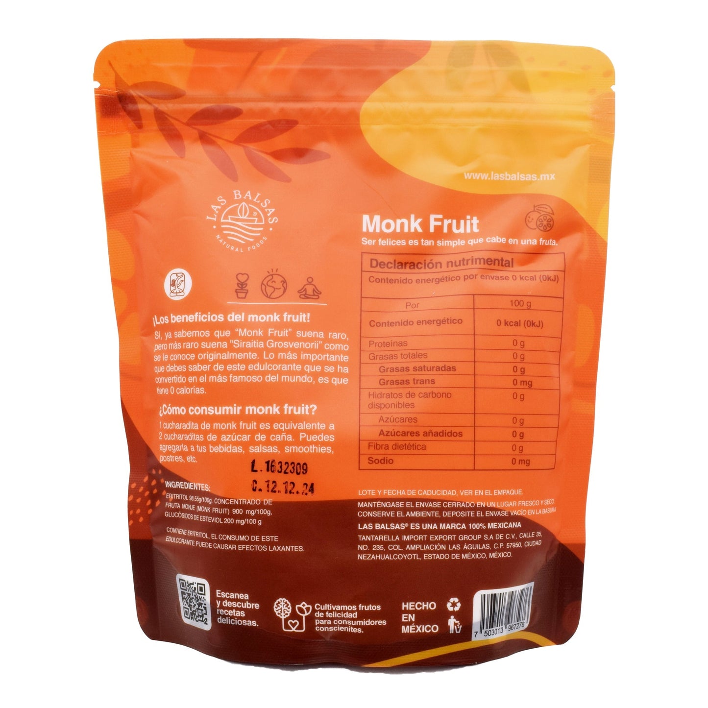 Fruto Del Monje 400 G (LAS BALSAS)