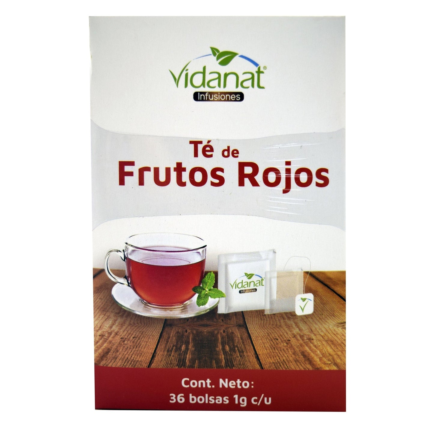 Te Frutos Rojos 36 Sobres (VIDANAT/INFUSIONES)