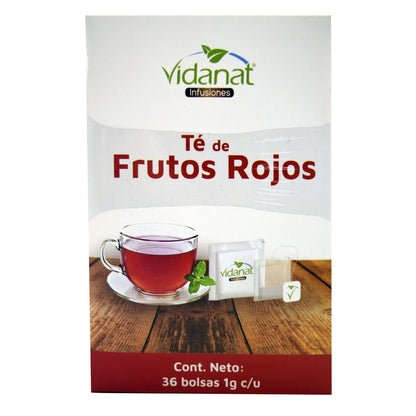 Te Frutos Rojos 36 Sobres (VIDANAT/INFUSIONES)