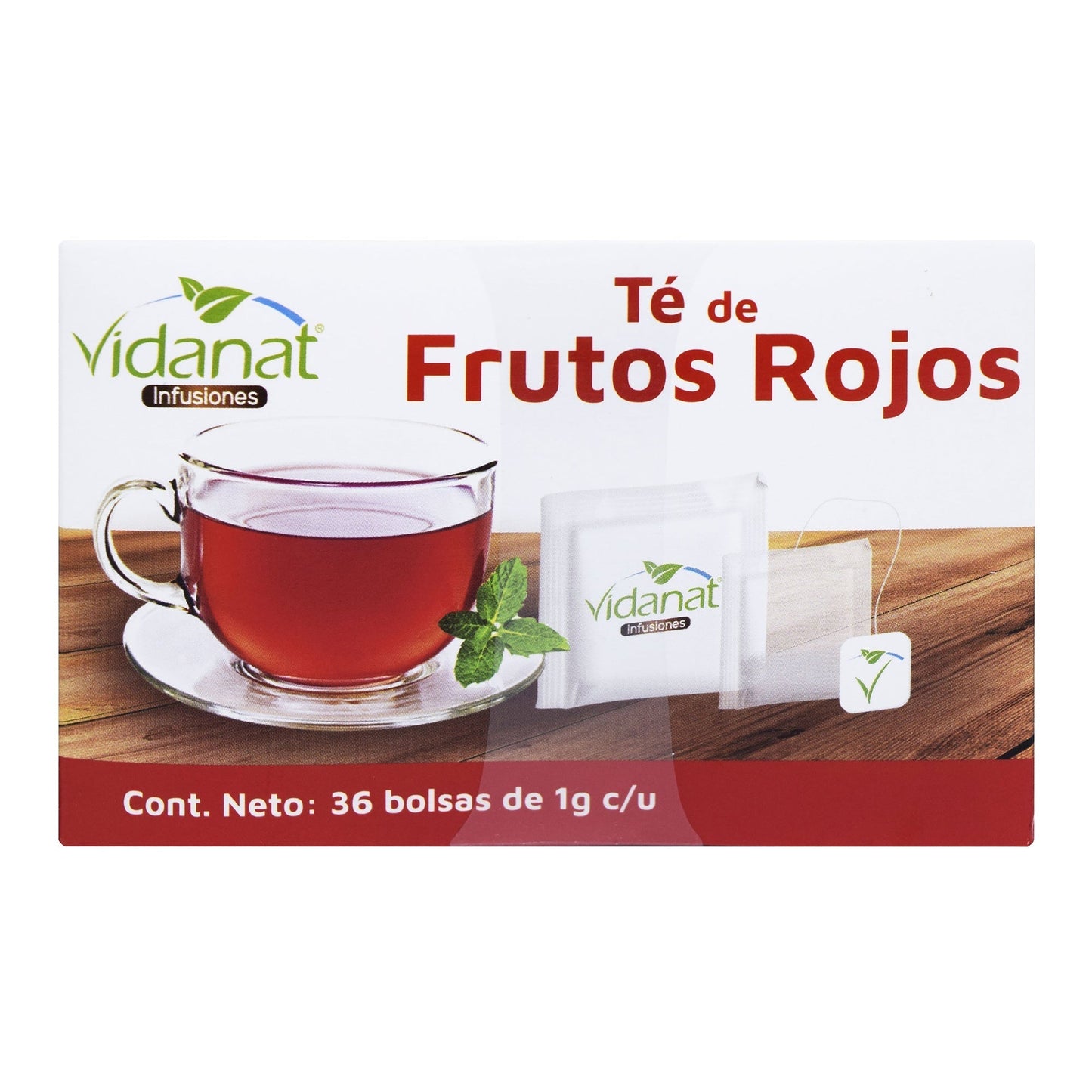 Te Frutos Rojos 36 Sobres (VIDANAT/INFUSIONES)