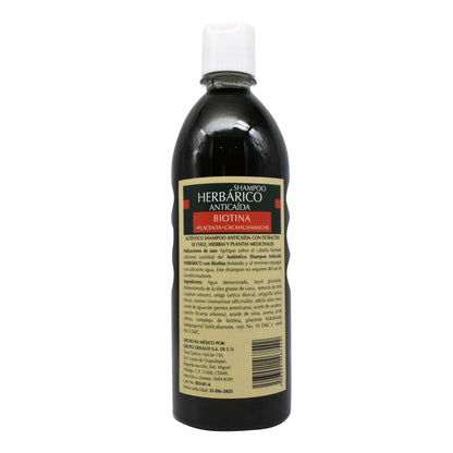 Shampoo Anticaida Con Biotina 600 Mililitros (CRISALDI)