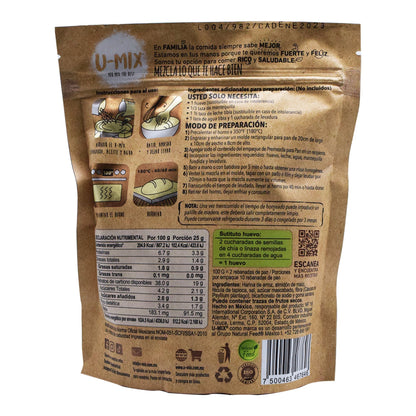 Pre Mezcla Para Pan 500 G (U-MIX)