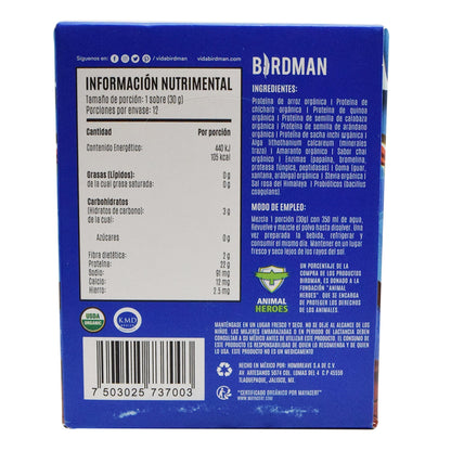 Proteina Vegetal Chai 30 G (Paquete 12) (BIRDMAN)