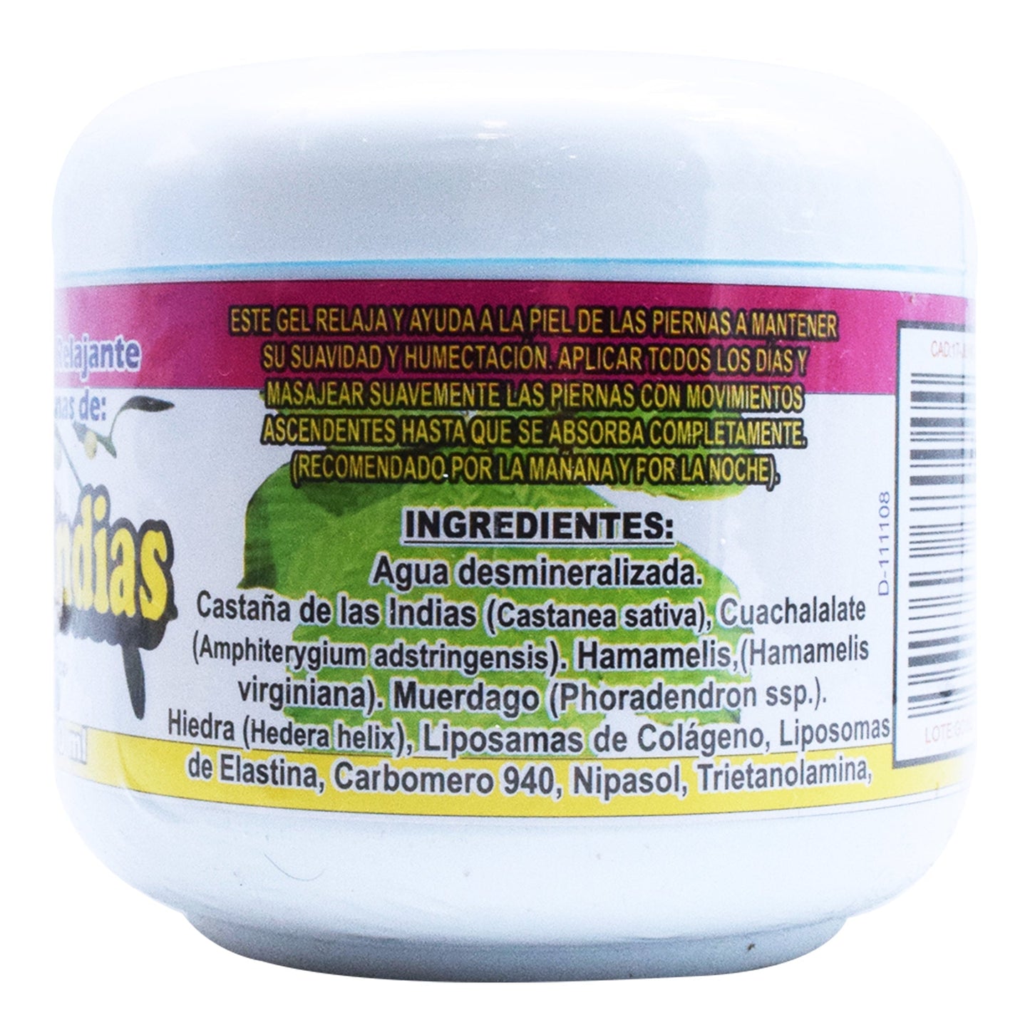 Gel De Castaí±o De Indias 400 Mililitros (NATURA MUNDO BRAJIM)