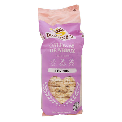 Galleta De Arroz Y Chia 72 G (BSD FOODS)