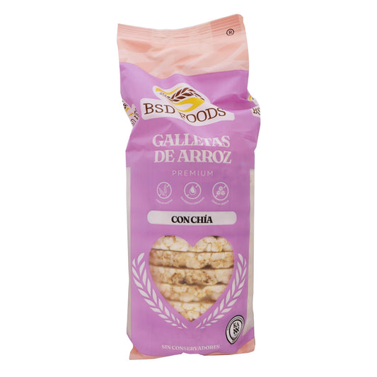 Galleta De Arroz Y Chia 72 G (BSD FOODS)
