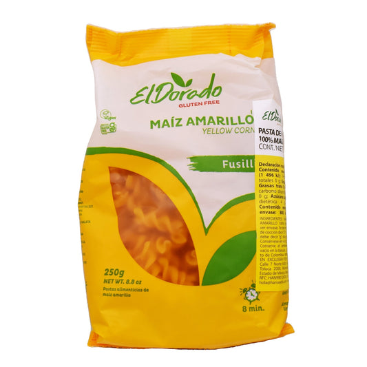 Pasta De Maiz Fusilli 250 G (EL DORADO)