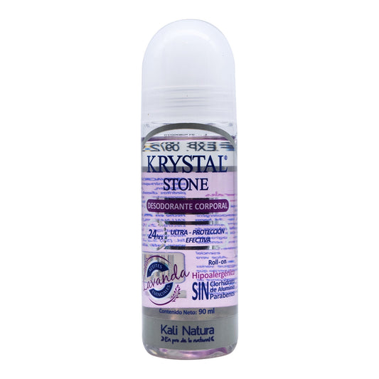 Desodorante Roll On Lavanda  90 Mililitros (KRYSTAL STONE)
