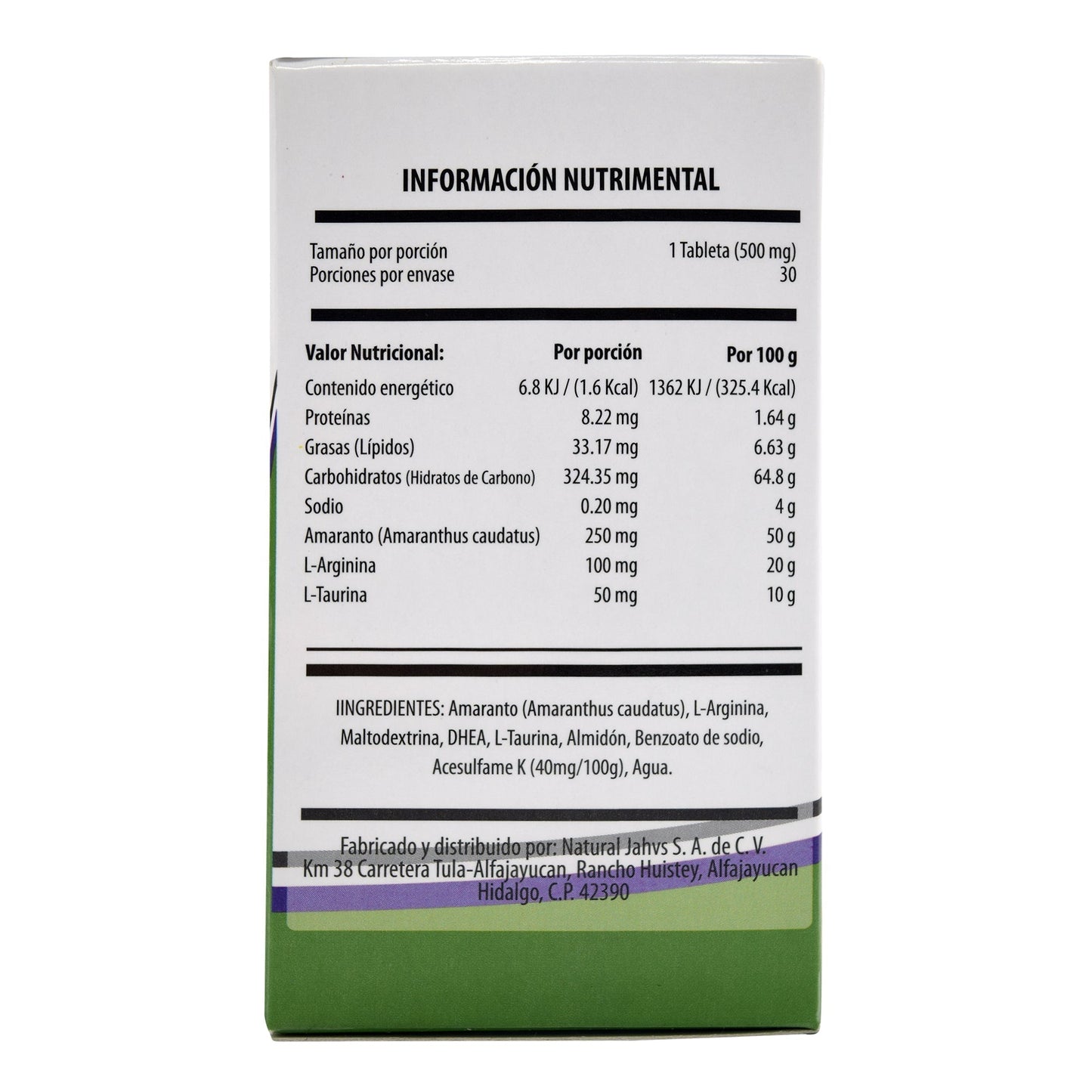 Pre H De 75 Miligramos 30 Grageas (NATURAL JAHVS)