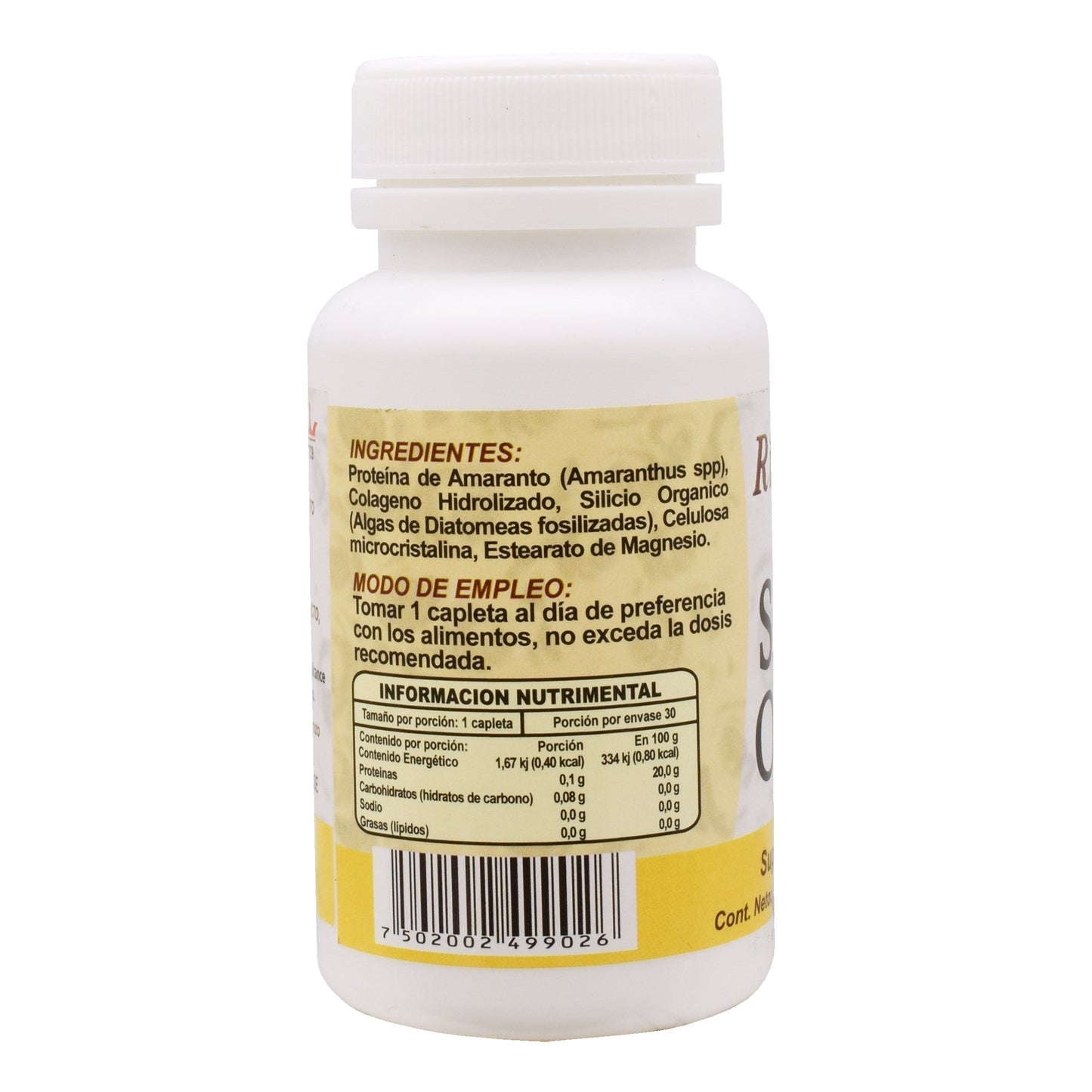 Silicio Organico 30 Cápsulas (RIKET NATURAL)