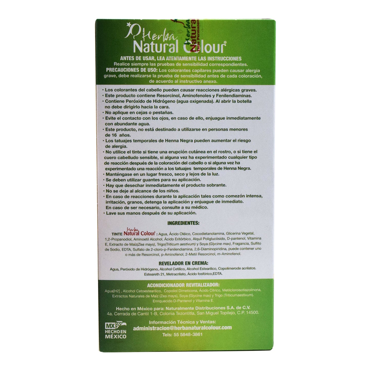 Tinte Castaí±o Caoba 150 Mililitros (NATURAL COLOUR)