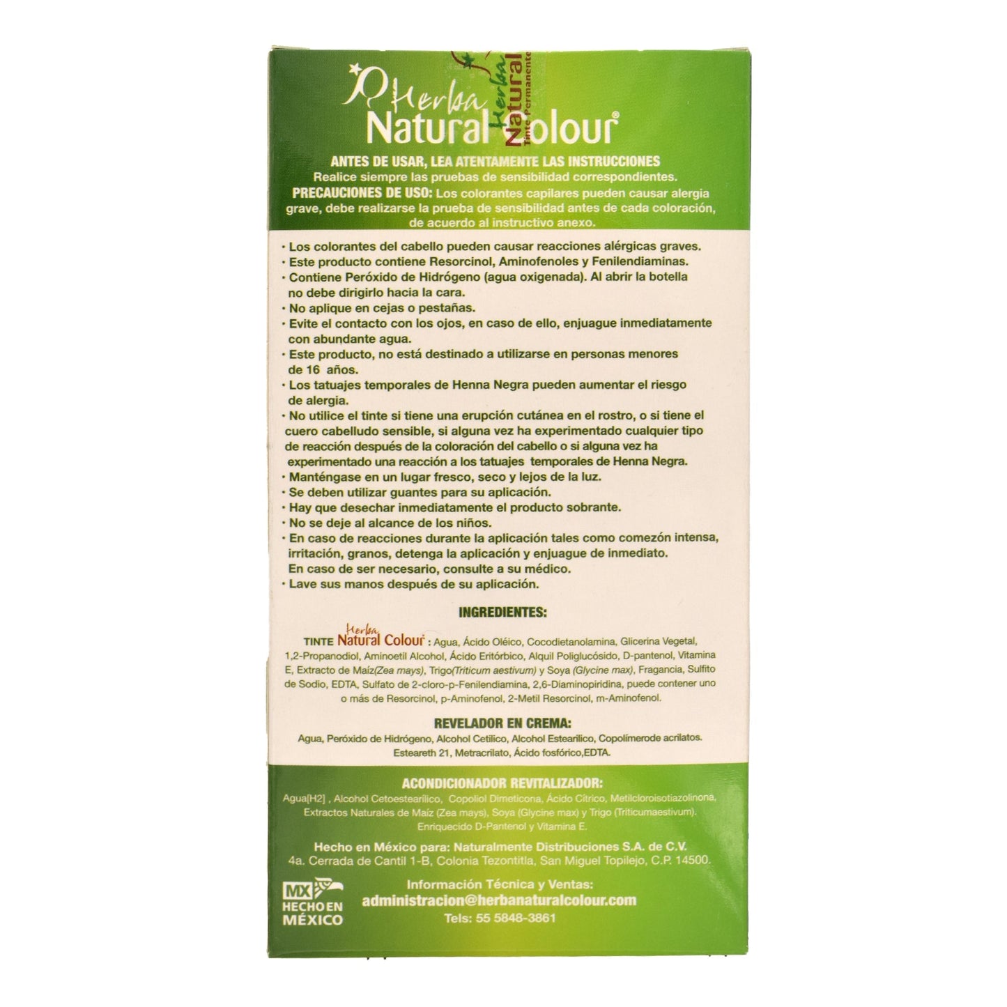 Tinte Castaí±o Claro Dorado 150 Mililitros (NATURAL COLOUR)