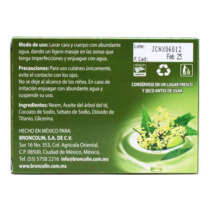 Jabon De Neem Antibacterial 100 G (HERBACIL)