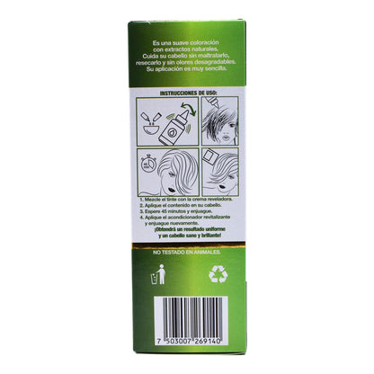 Tinte Castaño Cobrizo 150 Mililitros (NATURAL COLOUR)