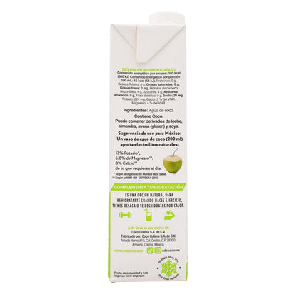 Agua De Coco 1 L (ACAPULCOCO)