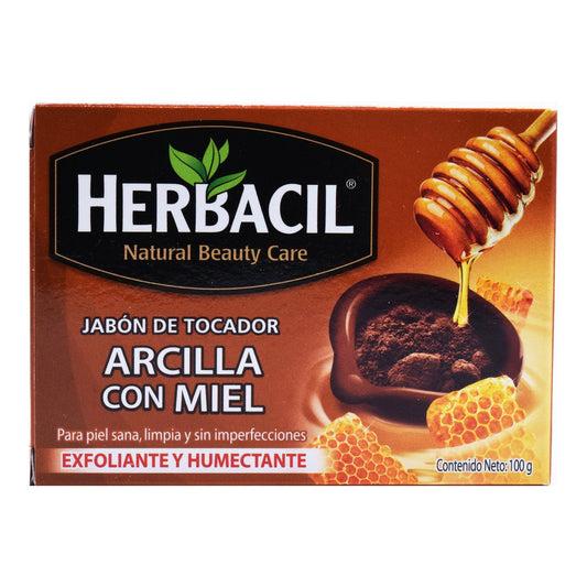 Jabon De Arcilla Exfoliante  100 G (HERBACIL)