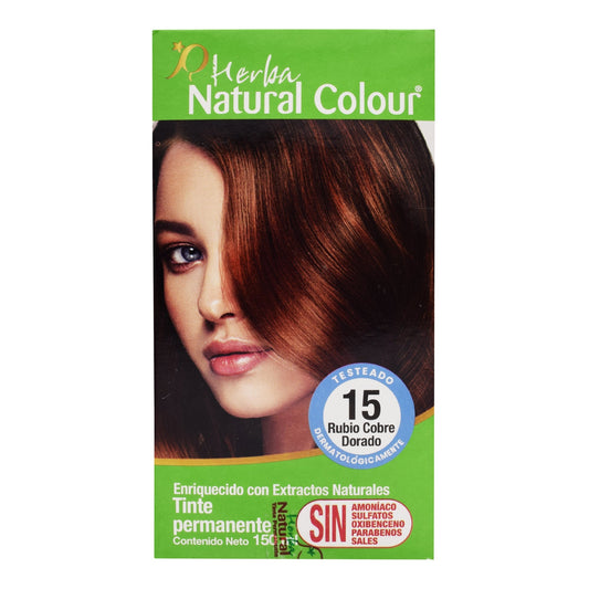 Tinte Rubio Cobre Dorado 150 Mililitros (NATURAL COLOUR)