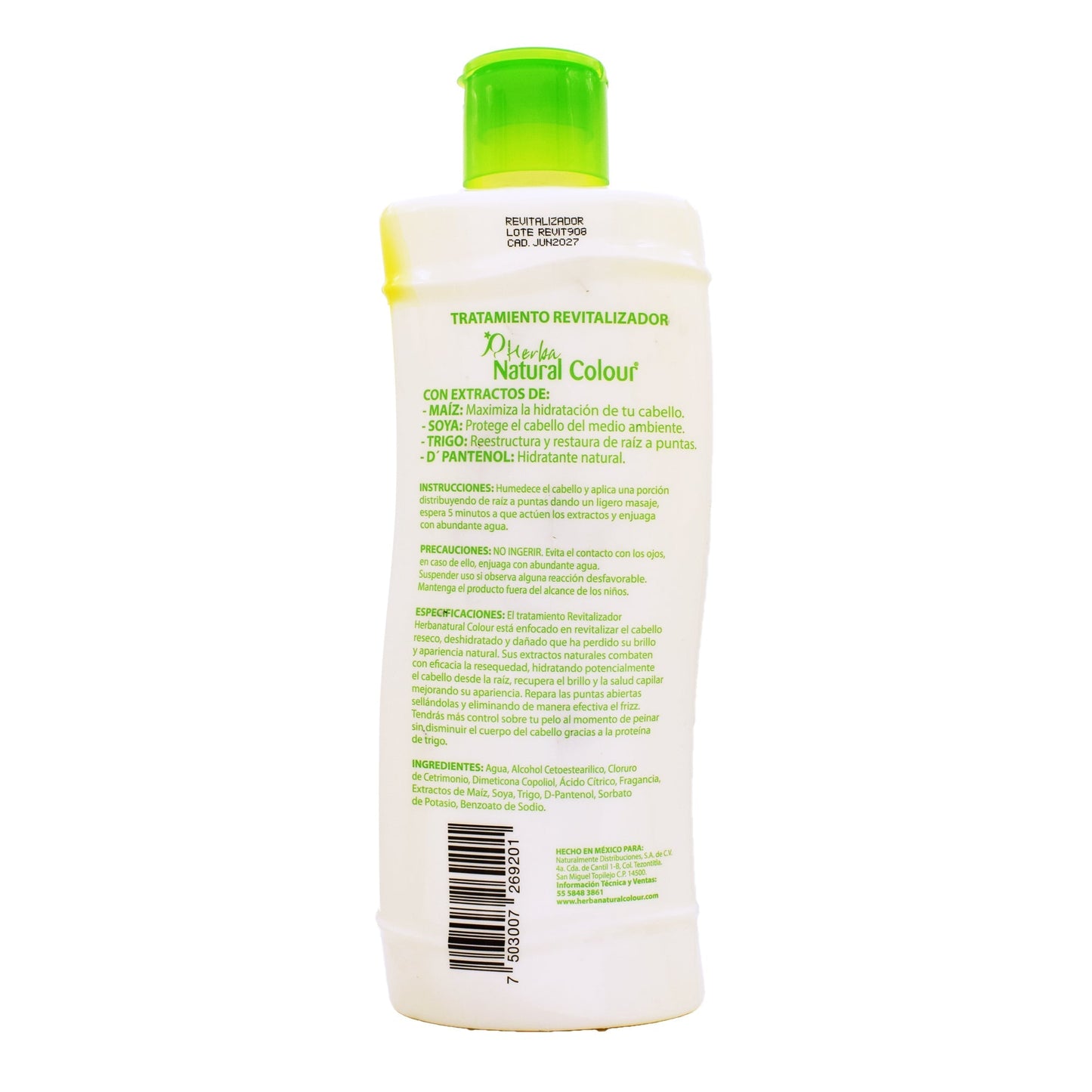 Tratamiento Revitalizador Con Extracto De Maiz 550 Mililitros (NATURAL COLOUR)