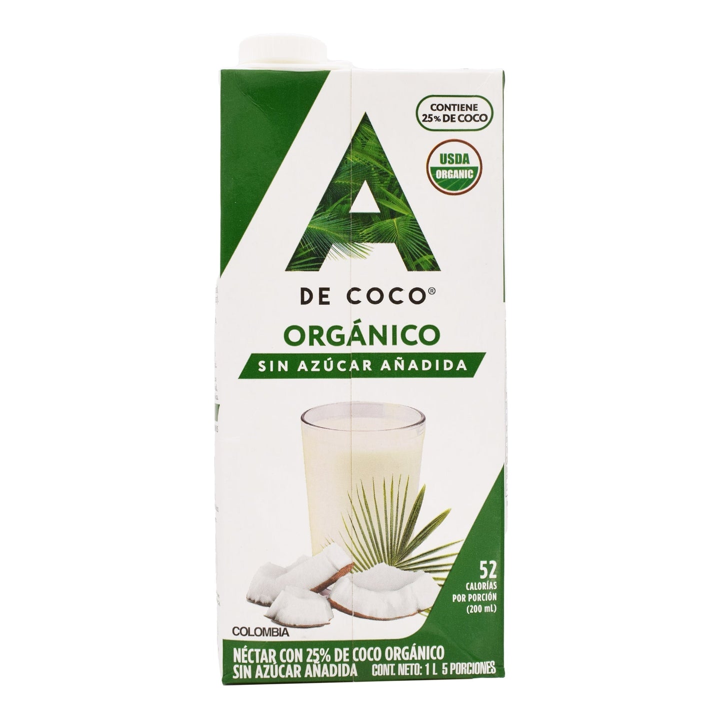 Bebida De Coco Organico 1L (A DE COCO)