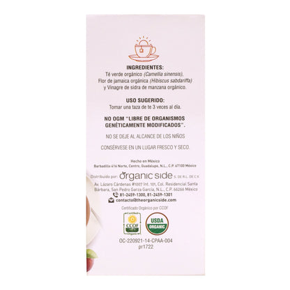 Te Vinagre Sidra De Manzana 20 Sob (ORGANIC SIDE)