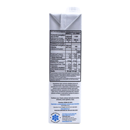 Crema De Coco 1 L (A DE COCO)