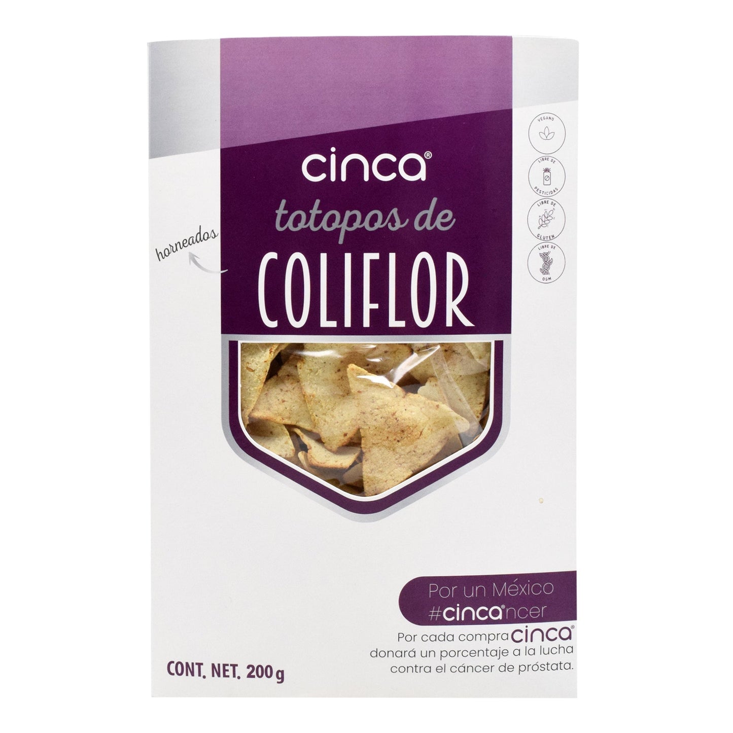 Totopos De Coliflor 200 G (CINCA)